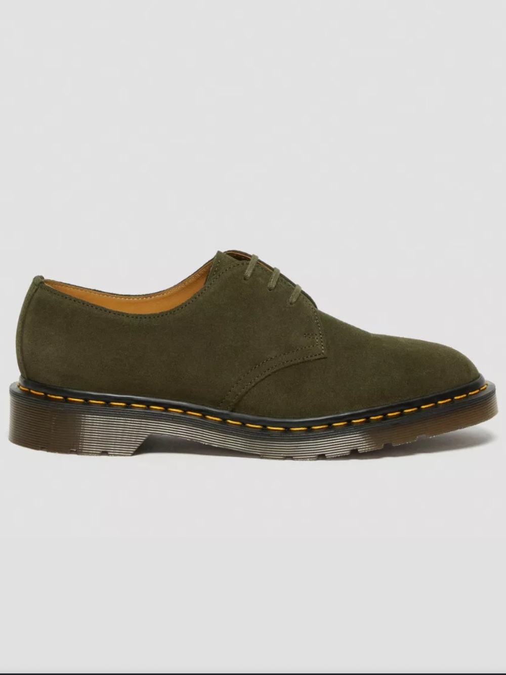Dr. Martens Made in England Buck Suede
Oxford Olive Green Women’s size 8 NEW!!!